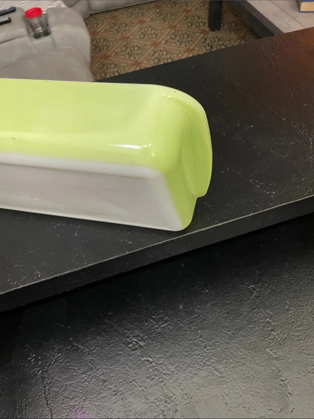 Pyrex Lime Green 2 Qt Ceramic Rectangular Baking Dish - Home Kitchen